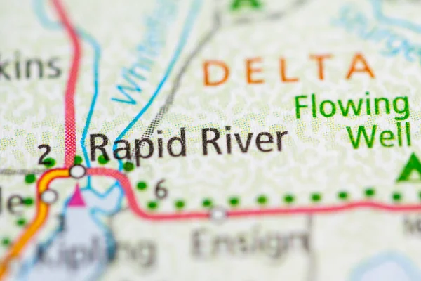Rapid River Michigan Estados Unidos — Foto de Stock