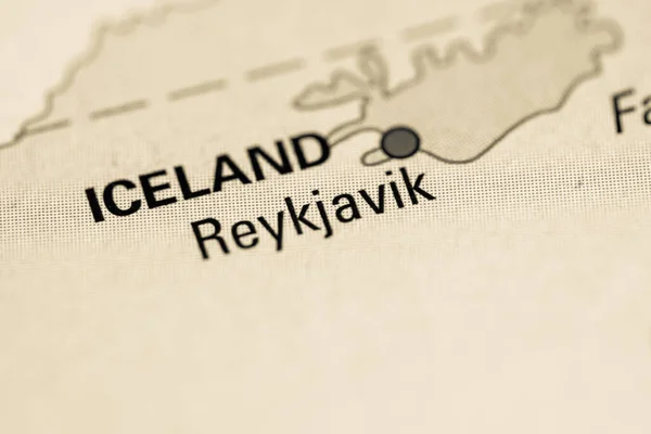 Reykjavik Islandia Koncepcja Geogrficzna Shot — Zdjęcie stockowe