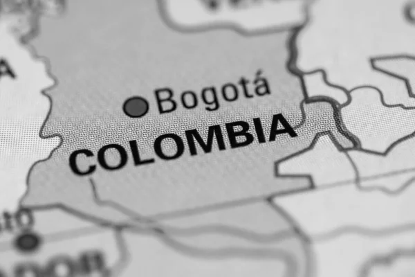 Colombia Geogrphy Concepto Close Shot — Foto de Stock
