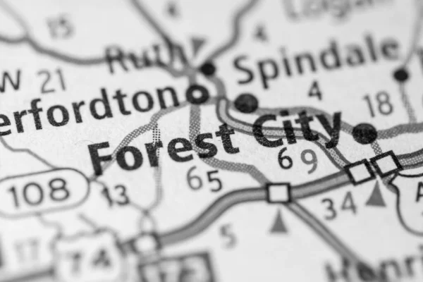 Лісове Місто Північна Кароліна Сша — стокове фото