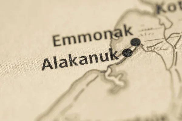 Alakanuk Alaska Estados Unidos Concepto Geográfico Primer Plano — Foto de Stock