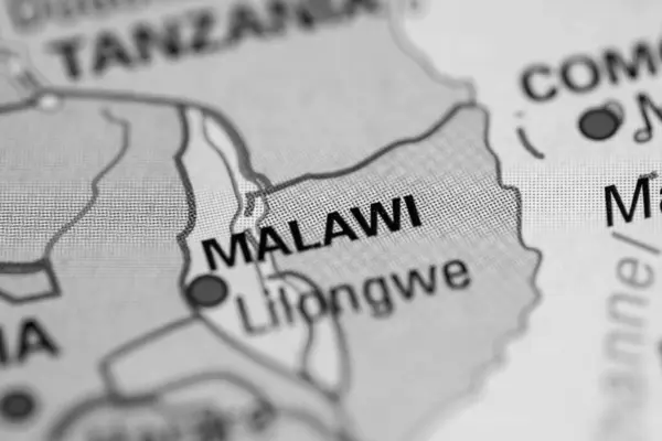 Malawi Concetto Geogrphy Close Shot — Foto Stock