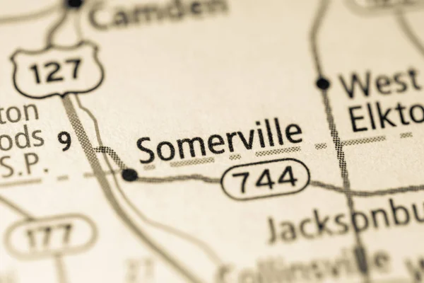 Somerville Ohio Usa Map — Stock Photo, Image