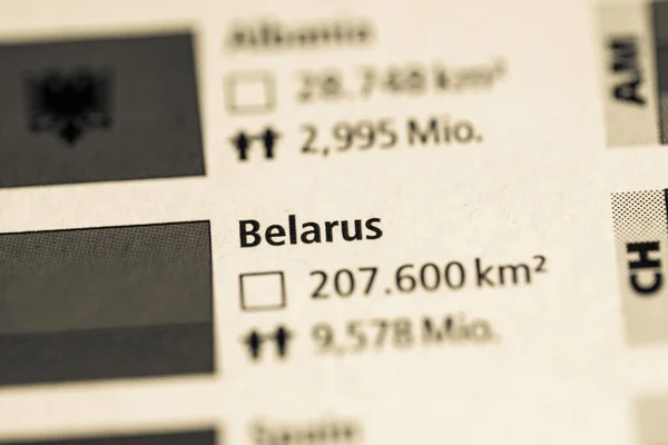 Bělorusko Geografický Koncept Uzavírá Záběr — Stock fotografie