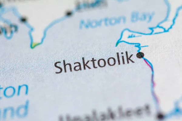 Shaktoolik Alaska Estados Unidos Concepto Geográfico Primer Plano — Foto de Stock