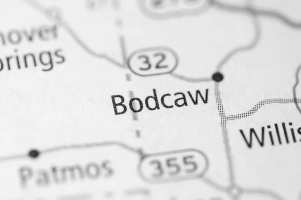 Bodcaw 阿肯色州美国地图 — 图库照片