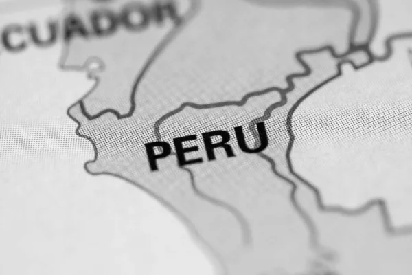 Perú Geogrphy Concepto Close Shot — Foto de Stock