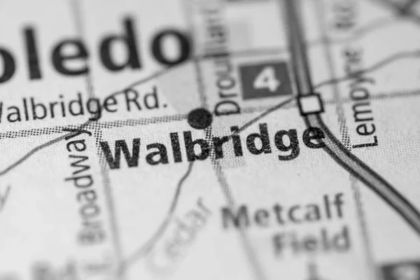 Walbridge Ohio Eua Conceito Geográfico Close Shot — Fotografia de Stock