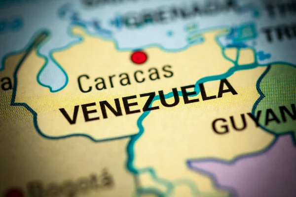 Venezuela Geografiekonzept Schließt Schuss — Stockfoto