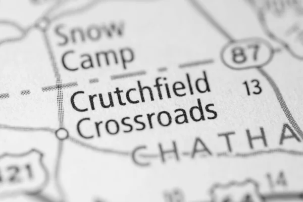 Crutchfield Kavşağı Kuzey Carolina Abd — Stok fotoğraf