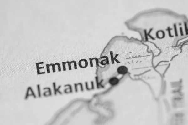 Emmonak Alaska Estados Unidos Concepto Geográfico Primer Plano — Foto de Stock