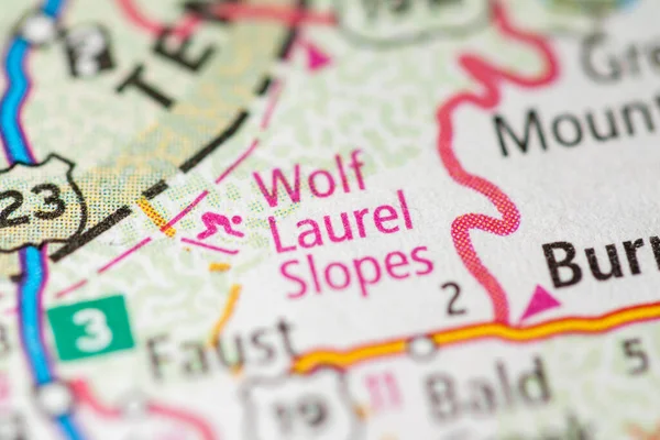 Wolf Laurel Slopes. North Carolina. USA