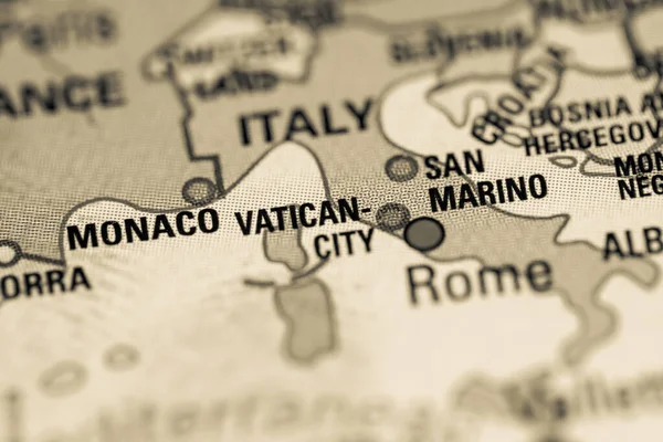 Cité Vatican Concept Géographie Close Shot — Photo