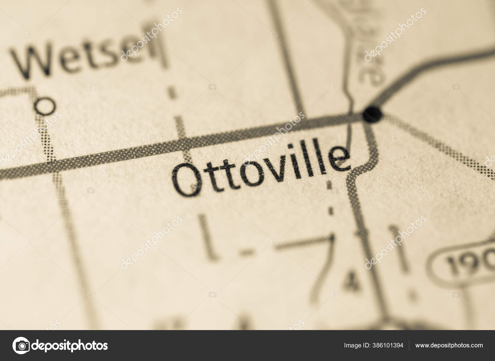 Ottoville Ohio Usa Map Stock Photo by ©aliceinwonderland2020 386101394