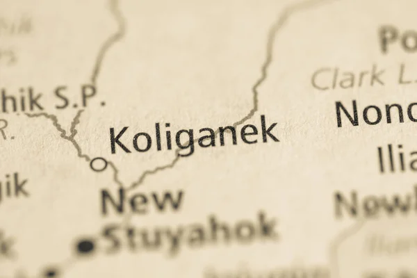 Koliganek Alaska Estados Unidos Concepto Geográfico Primer Plano — Foto de Stock