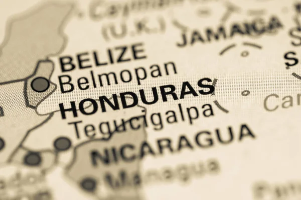 Honduras Geogrphy Concepto Close Shot — Foto de Stock