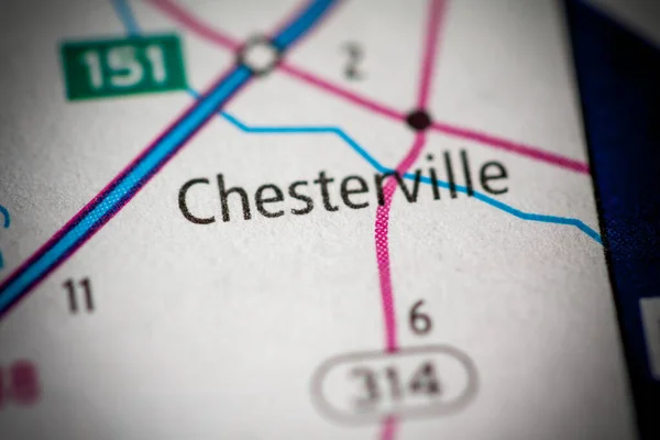 Chesterville Ohio Usa Map — Stock Photo, Image