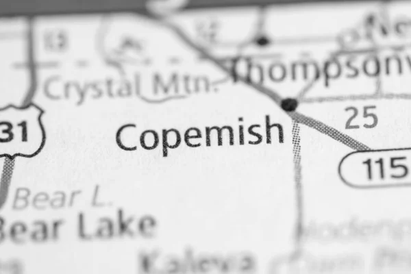 Copemish Michigan Abd Haritası — Stok fotoğraf