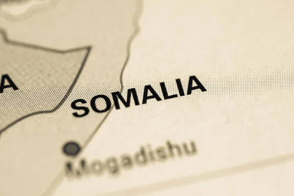 Somalia Geogrphy Concepto Close Shot — Foto de Stock
