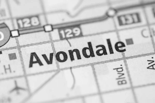 Авондейл Арізона Карта Сша — стокове фото