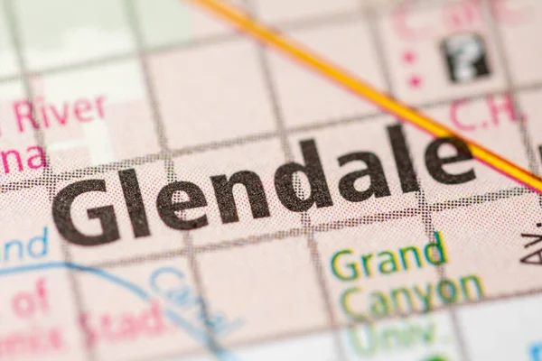 Glendale. Arizona. USA map
