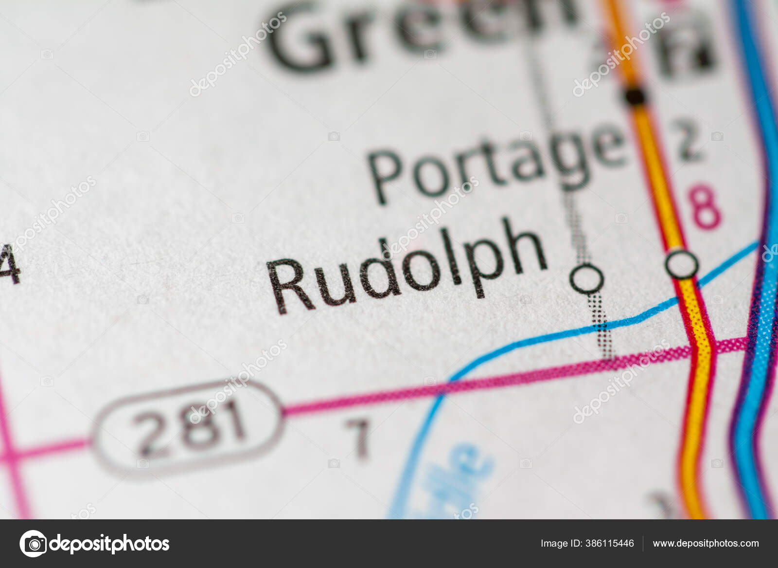 Rudolph Ohio Usa Map Stock Photo by ©aliceinwonderland2020 386115446
