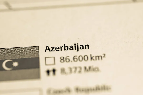 Ázerbájdžán Geografický Koncept Uzavírá Záběr — Stock fotografie