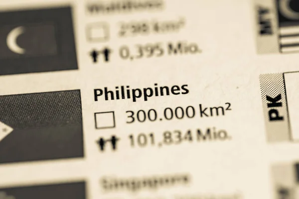 Філіппіни Концепція Geogrphy Зривається — стокове фото