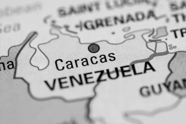 Caracas Venezuela Állam Geogrphy Koncepció Lezárva Lövés — Stock Fotó