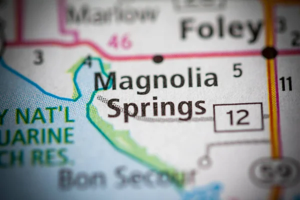 Magnolia Springs Vagyok Alabamában Egyesült Államok — Stock Fotó