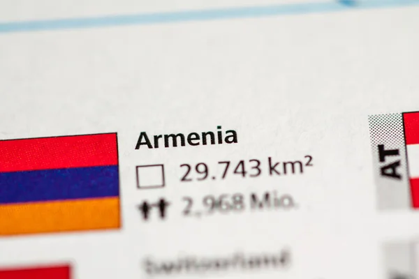 Arménie Geografický Koncept Uzavírá Záběr — Stock fotografie
