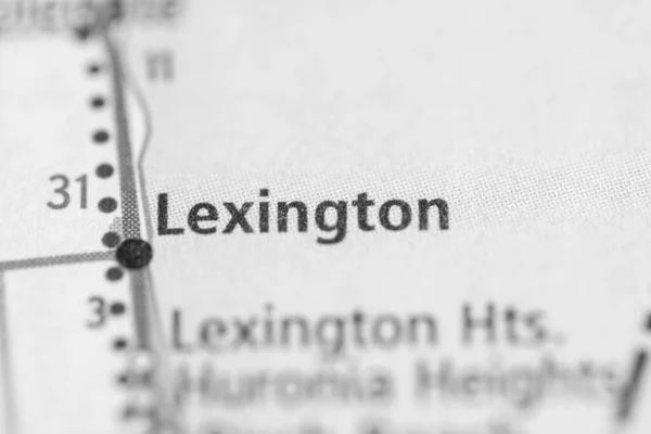 Lexington Michigan Mappa Degli Stati Uniti — Foto Stock