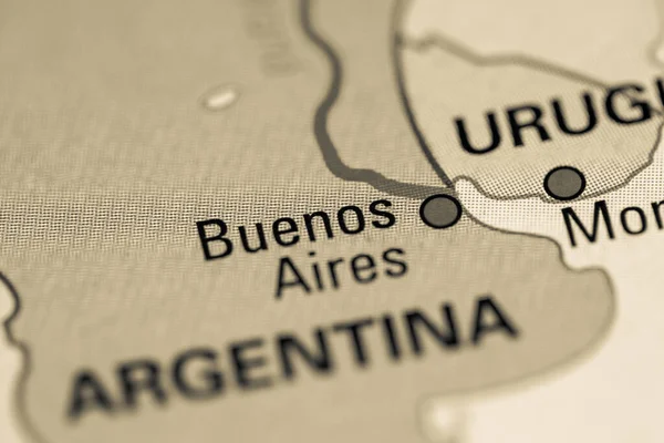 Buenos Aires Argentina Geogrphy Concepto Close Shot — Foto de Stock