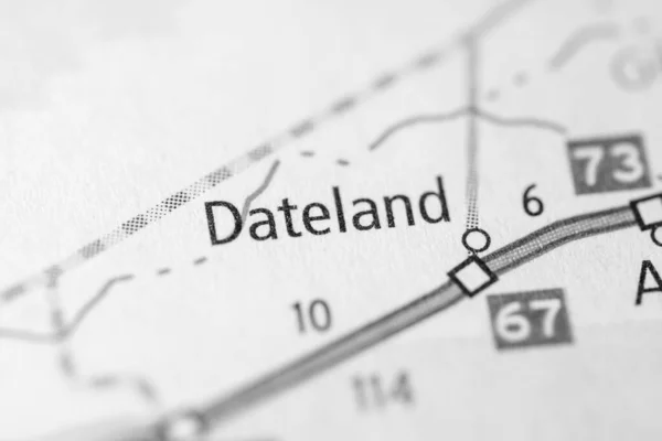 Dateland Arizona Eua Mapa — Fotografia de Stock