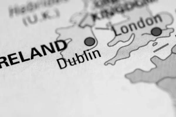 アイルランドのダブリン 地理的概念が閉鎖された — ストック写真