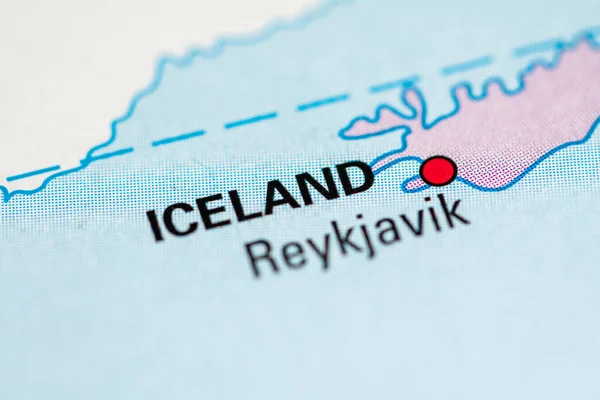 아이슬란드 Geogrphy 컨셉트 — 스톡 사진