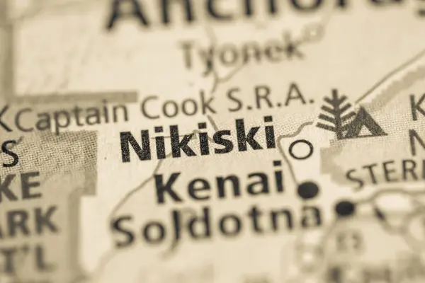 Nikiski Alasca Eua Conceito Geográfico Close Shot — Fotografia de Stock