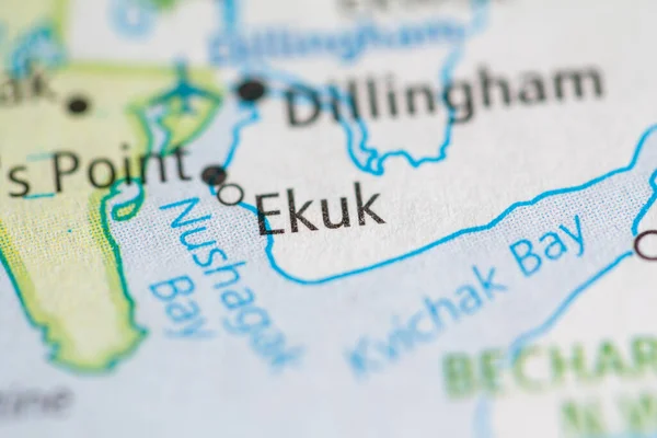 Ekuk Alasca Eua Conceito Geográfico Close Shot — Fotografia de Stock
