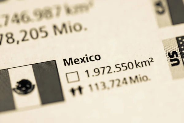 México Geogrphy Concepto Close Shot —  Fotos de Stock