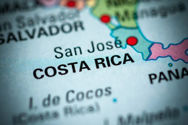 Costa Rica Geogrphy Concepto Close Shot — Foto de Stock