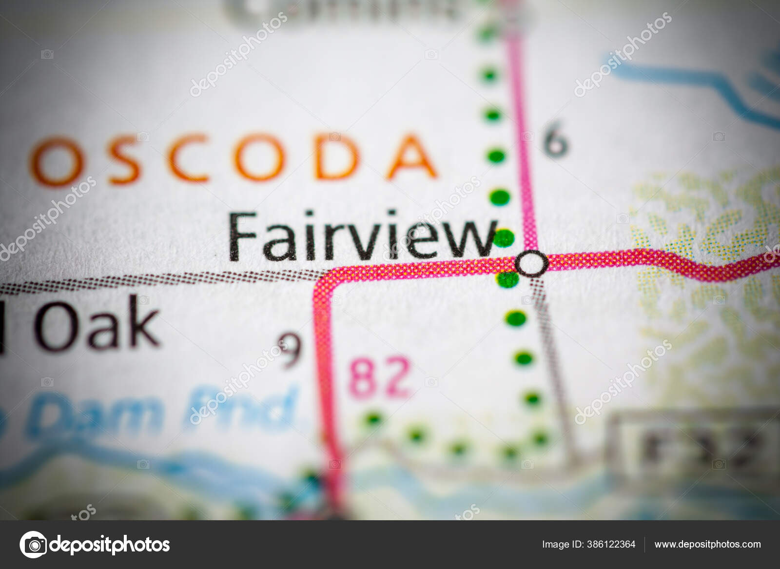 Fairview Michigan Usa Map Stock Photo by ©aliceinwonderland2020 386122364