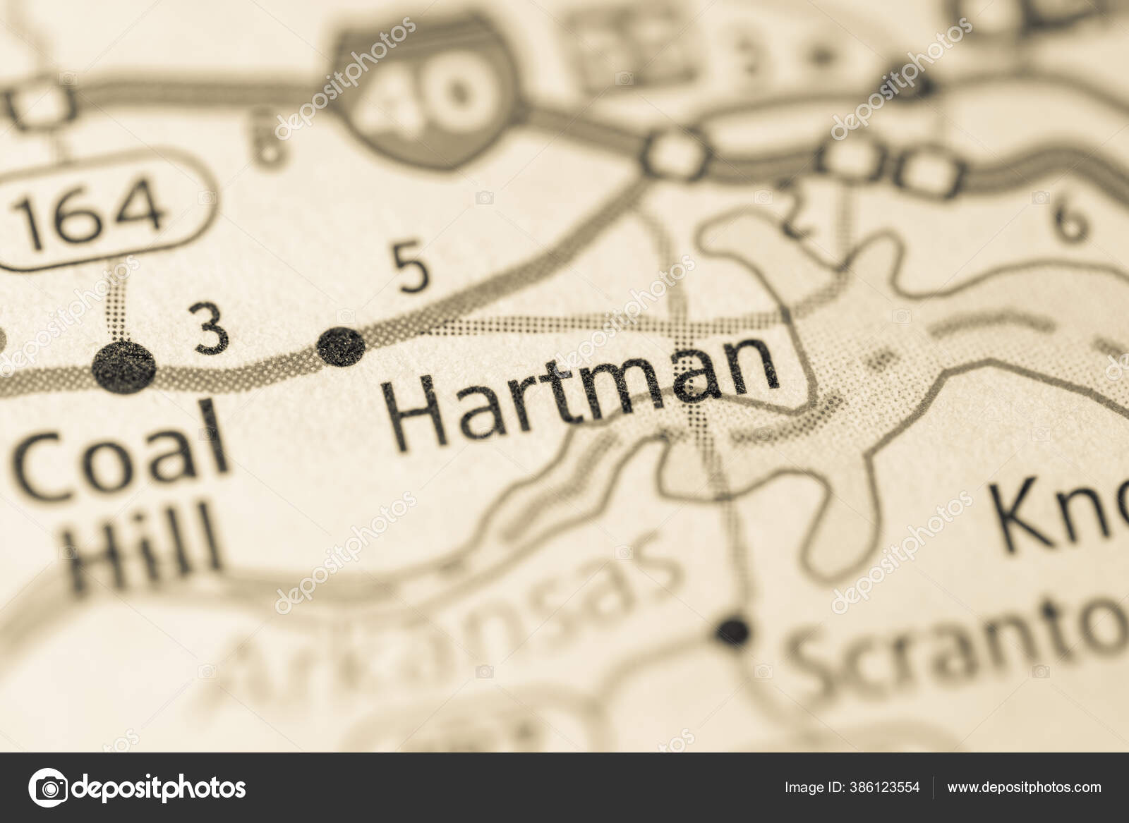 Hartman Arkansas Usa Map Stock Photo by ©aliceinwonderland2020 386123554