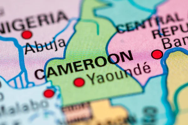Камерун Geogrphy Concept Closed Shot — стоковое фото