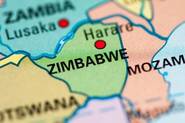 Zimbabwe Concetto Geogrphy Close Shot — Foto Stock