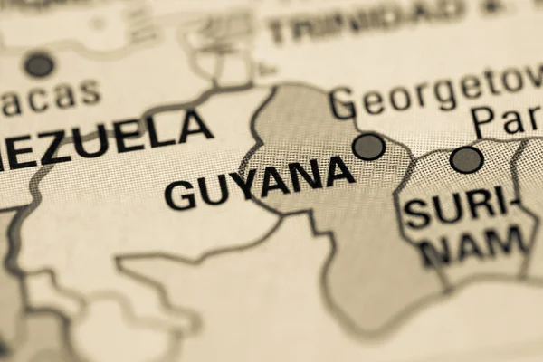 Guyana Geogrphy Concepto Close Shot — Foto de Stock