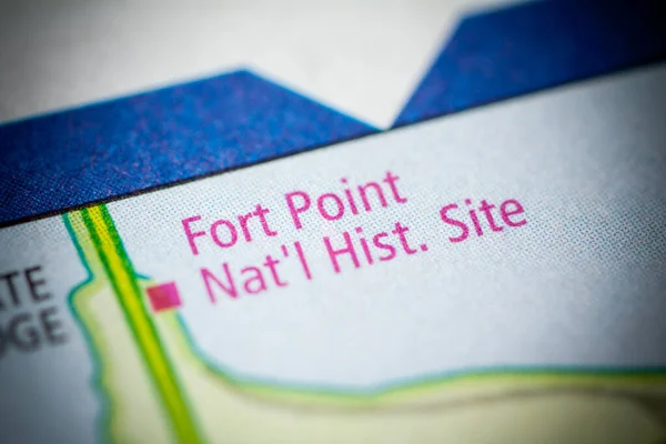 Национальный Исторический Памятник Форт Пойнт Калифорнии Сша — стоковое фото