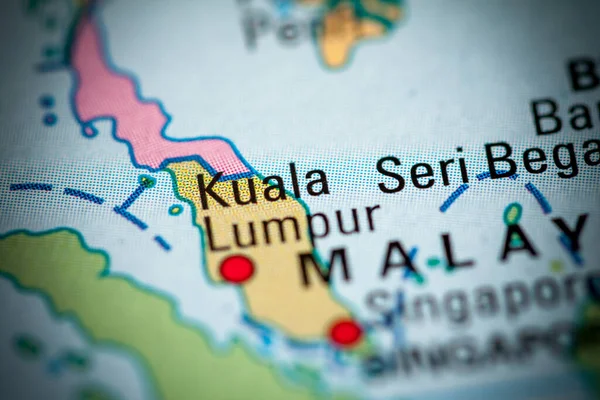 Kuala Lumpur Malásia Geogrphy Conceito Close Shot — Fotografia de Stock