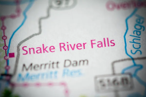 Snake River Falls Nebraska Stati Uniti — Foto Stock