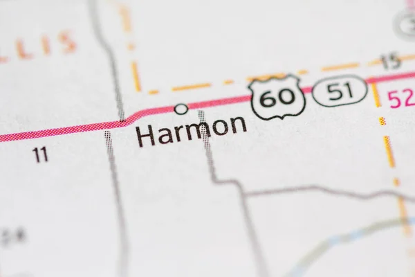 Harmon Oklahoma Stati Uniti Concetto Geografico Close Shot — Foto Stock