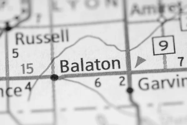 バラトンだ ミネソタだ アメリカ地図 — ストック写真